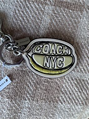 NEW Coach Lemon Garden Glade Bag Charm Keychain!